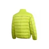 Stehkragen-Leichtpuffer-Jacke in asiatischer Größe „Fluorescent Green“