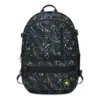 Straight Edge Printed Rucksack „Schwarz“