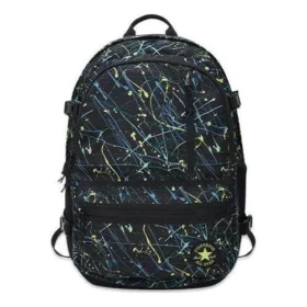 Straight Edge Printed Rucksack „Schwarz“