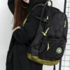 Straight Edge Rucksack „Schwarz“