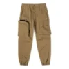 Stretch-Webhose asiatische Größen „Khaki“