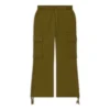 Strick-Cargohose, asiatische Größen „Grün“