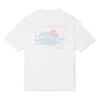 Summer Activity Surf Graphic T-Shirt asiatische Größen „Weiß“
