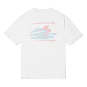 Summer Activity Surf Graphic T-Shirt asiatische Größen „Weiß“
