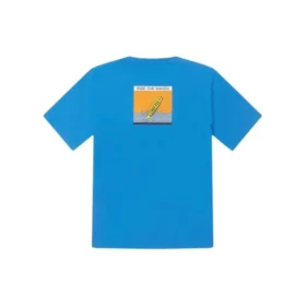 Summer Verbiage T-Shirt asiatische Größen „Blau“
