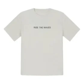 Summer Verbiage T-Shirt (asiatische Größen) „Light Grey“