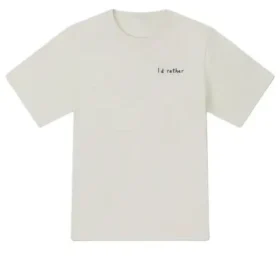 Summer Verbiage T-Shirt asiatische Größen „Weiß“