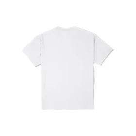 T-Shirt mit bestickter Tasche, asiatische Größen, „Weiß“