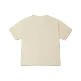 T-Shirt mit Kontrastnähten und Logo-Einsatz, asiatische Größen, „Beige“