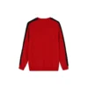 Track Taping Sweatshirt mit Rundhalsausschnitt, asiatische Größen, „Rot“