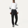 Twisted Varsity Sweatpants (asiatische Größen) „Schwarz“
