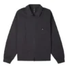 Washed-Jacke mit Brusttasche im Paar-Design, schwarz