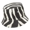 Wendbarer Zebra-Bucket-Hut „Black“
