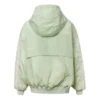 Winter-Kapuzenjacke, winddicht und isoliert, asiatische Größen, „Teal“