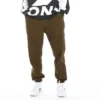 Woven Track Jogger asiatische Größen „Olivgrün“