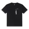 Zip Pocket Logo T-Shirt asiatische Größen „Schwarz“